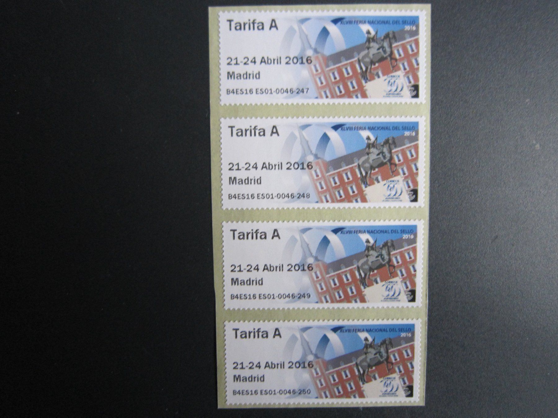 Tutti i francobolli: TIMBRES AUTOADHESIFS 2016 - ESPAGNE – Usato da Grand-Lancy venduto da Jc42