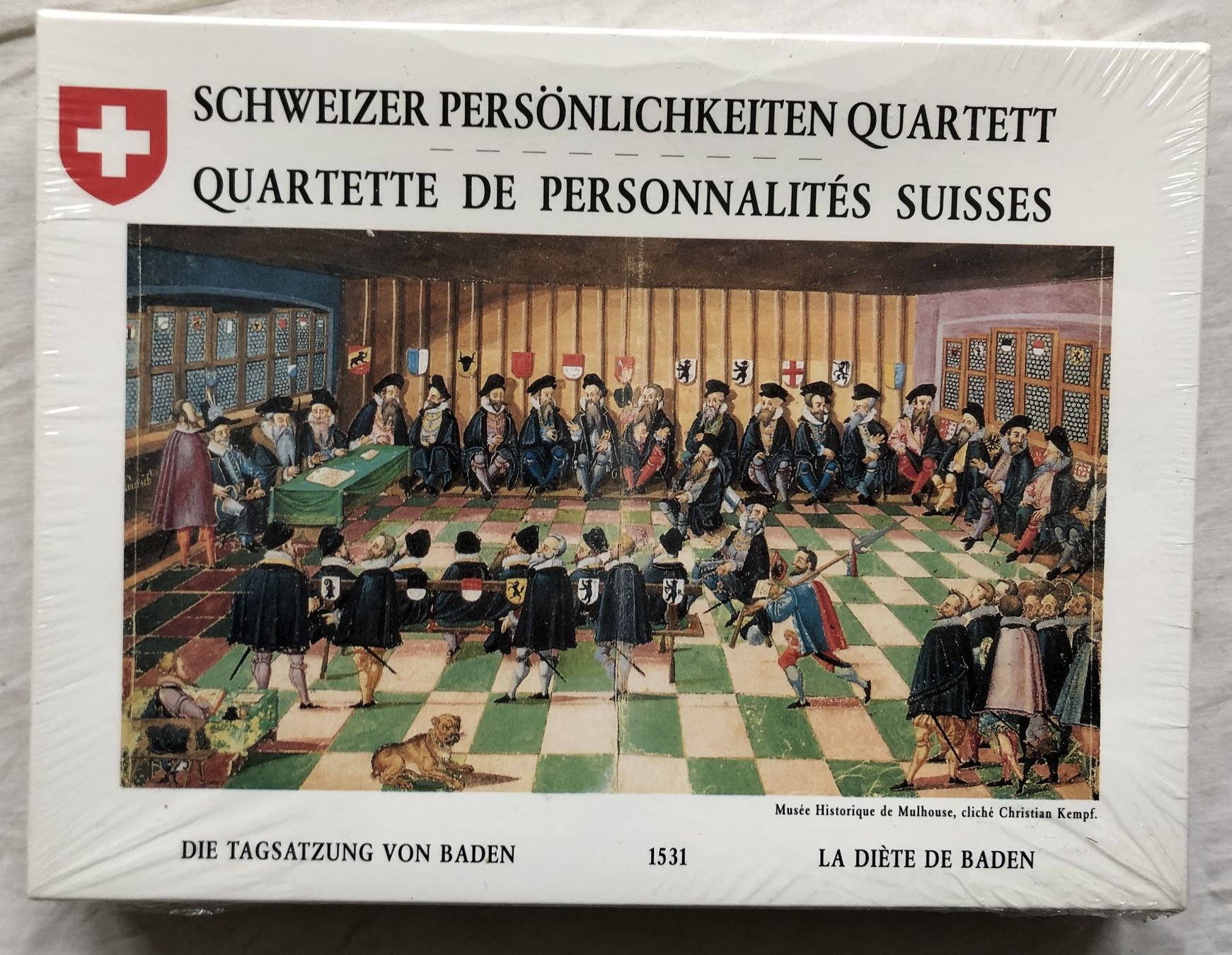 Giochi: Schweizer Persönlichkeiten Quartett - Neptun Verlag – Nuovo e nell'imballaggio originale da Schaffhausen venduto da durruti
