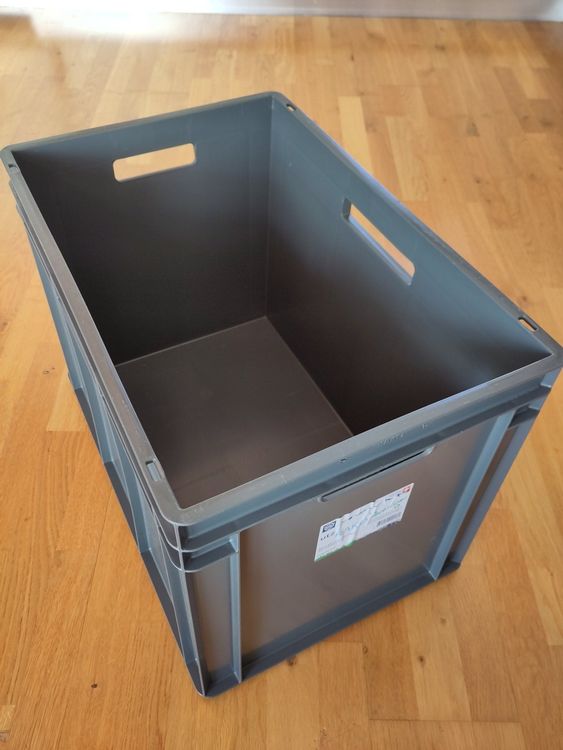 Utz Rako Box stapelbar 90l (60x40x42.5cm), dunkelgrau (Gebraucht) in ...