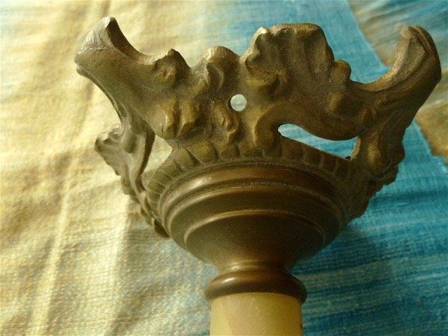 Lampade: Lampe à huile antique de Paris vers 1900 – Usato da Montreux venduto da Art_et_antiquites 2