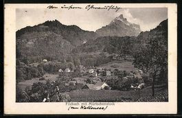 Filzbach, Ortspartie mit Mürtschenstock