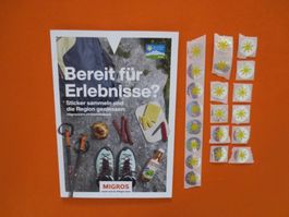 MIGROS AARE SAMMELPASS, 20 LOSE MARKEN+1 LEERE KARTE