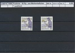 1988 "Postbote" - aus Markenheft, ** postfrisch