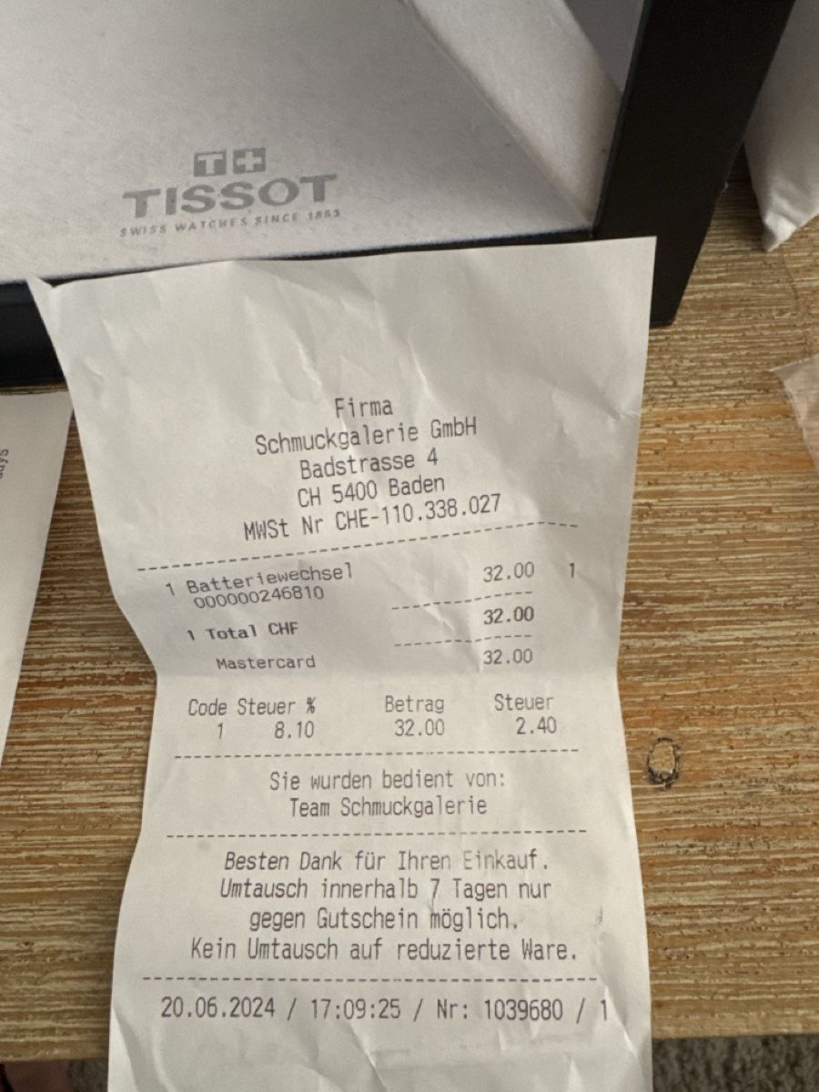 Tissot Montres: Tissot Chronograph, mit Originalverpackung – Défectueux à Bronschhofen par rednola86 4