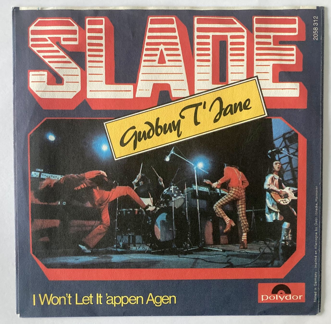 Dischi in vinile: SLADE - GUDBUY T'JANE – Usato da Bottens venduto da hotter-than-hell 1