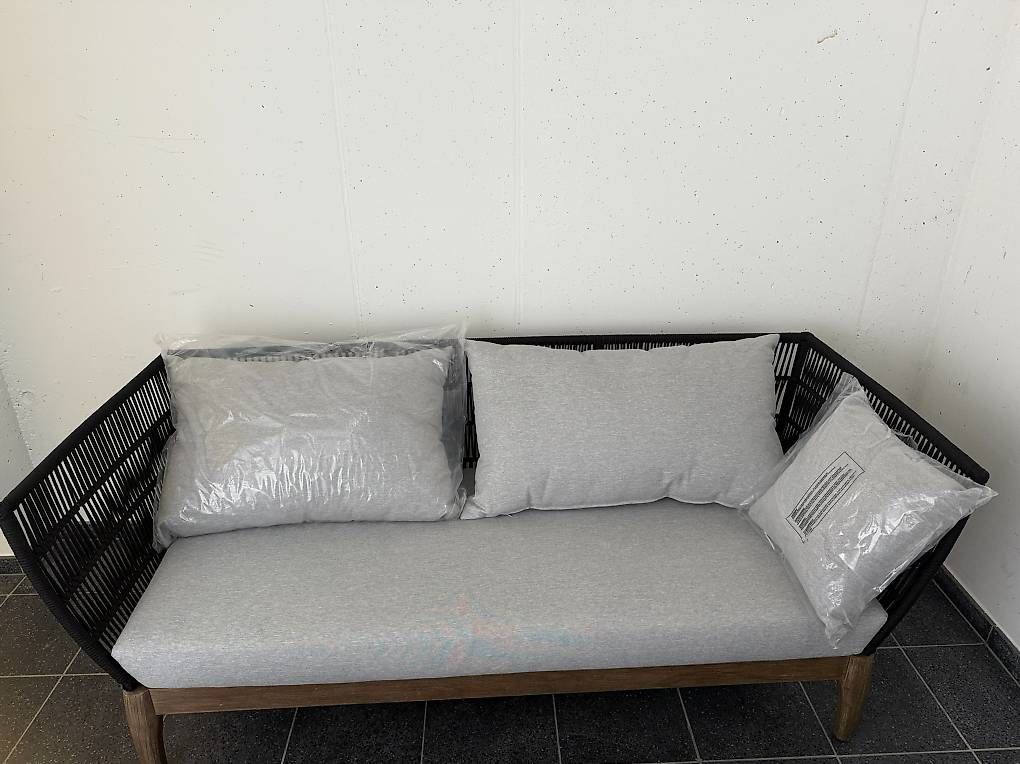 Sedie a sdraio: Neue Lounge Eukalyptus Holz/Schnur – Usato da Würenlingen venduto da Marcello1234 2