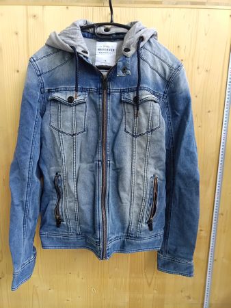 Jeansjacke Reserved mit Kapuze