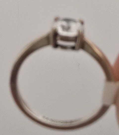 Pandora Anelli: Silberring mit Zirkonia-Stein von Pandora – Usato da Bergdietikon venduto da ewa1005 5