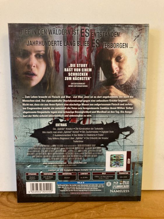Splinter - 1 Disc Mediabook - Uncut - Von Nameless (Gebraucht) in ...