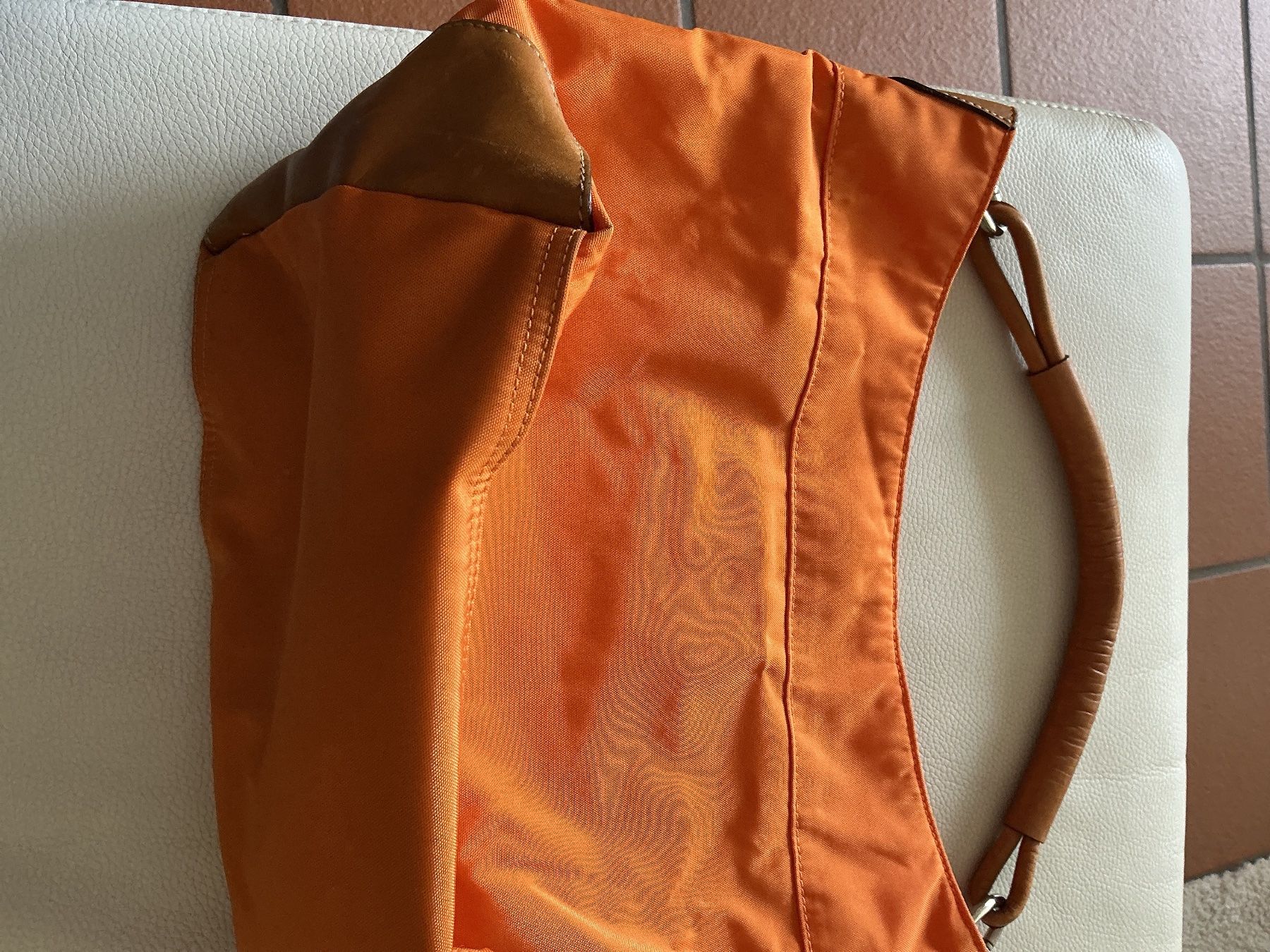 Bogner Sacs femmes: Bogner Tasche orange mit Leder – D'occasion à Wettingen par Andres54 2