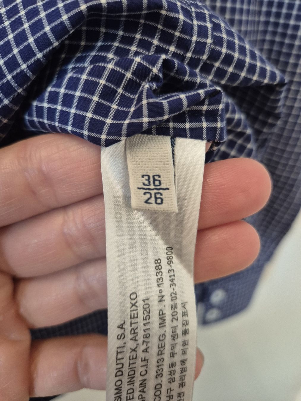 Massimo Dutti Camicette: Massimo Dutti checkered shirt size 36. As new – Nuovo (secondo la descrizione) da Altendorf venduto da UpcyclingByElena 3