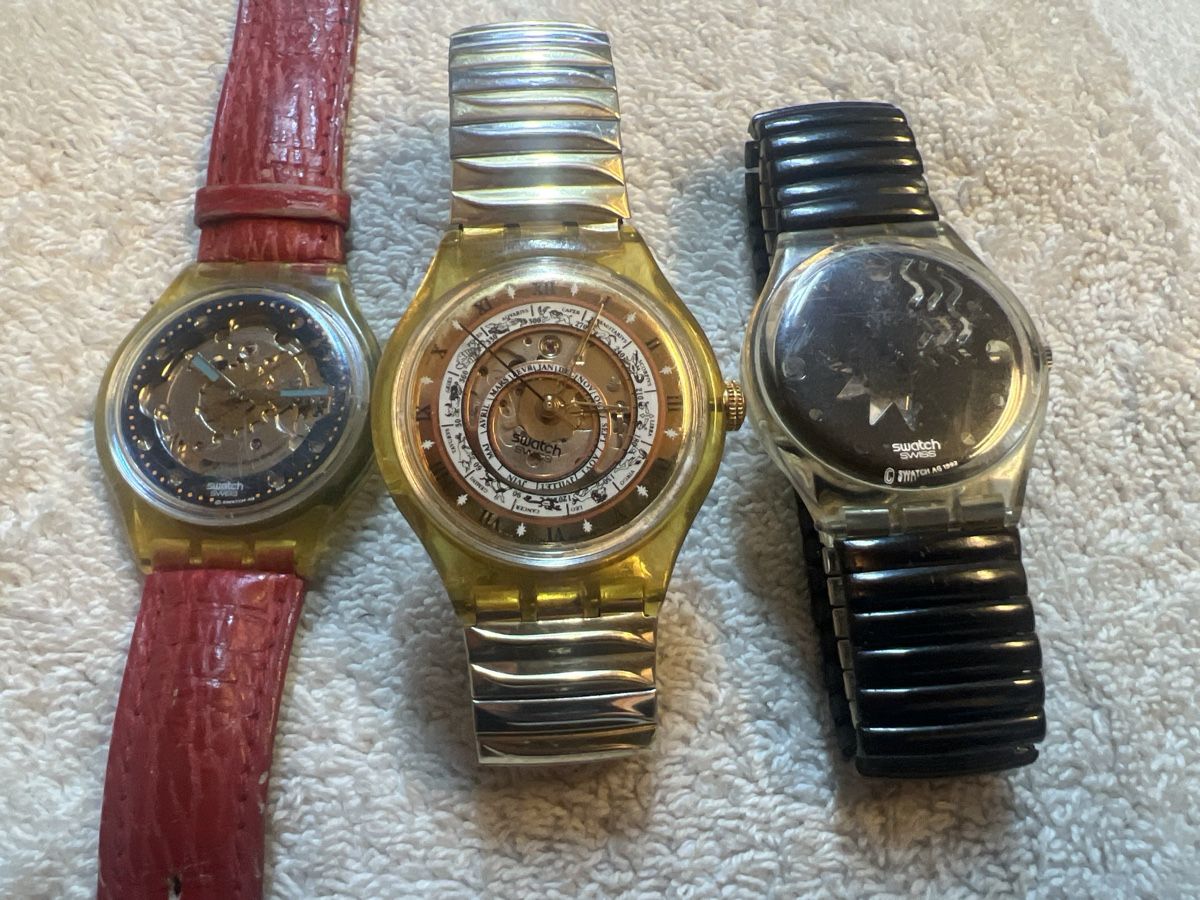 Swatch Orologi: 3 Swatch Sammler Uhren – Usato da Rorschach venduto da TimelessTrading