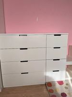Commode IKEA NORDLI blanche  8 tiroirs