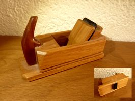 Flaschenöffner hochwertiger Holz Hobel