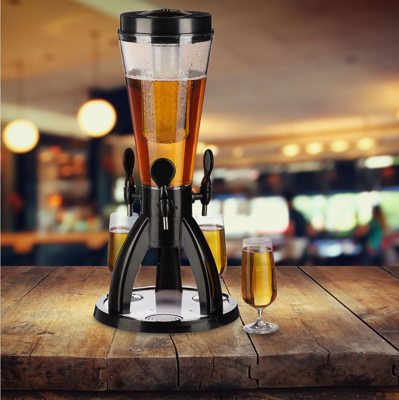 Elettrodomestici da cucina: 4 l Biersäule mit 3 Zapfhähnen – Nuovo e nell'imballaggio originale da Bülach venduto da StoreInShopOutlet 4
