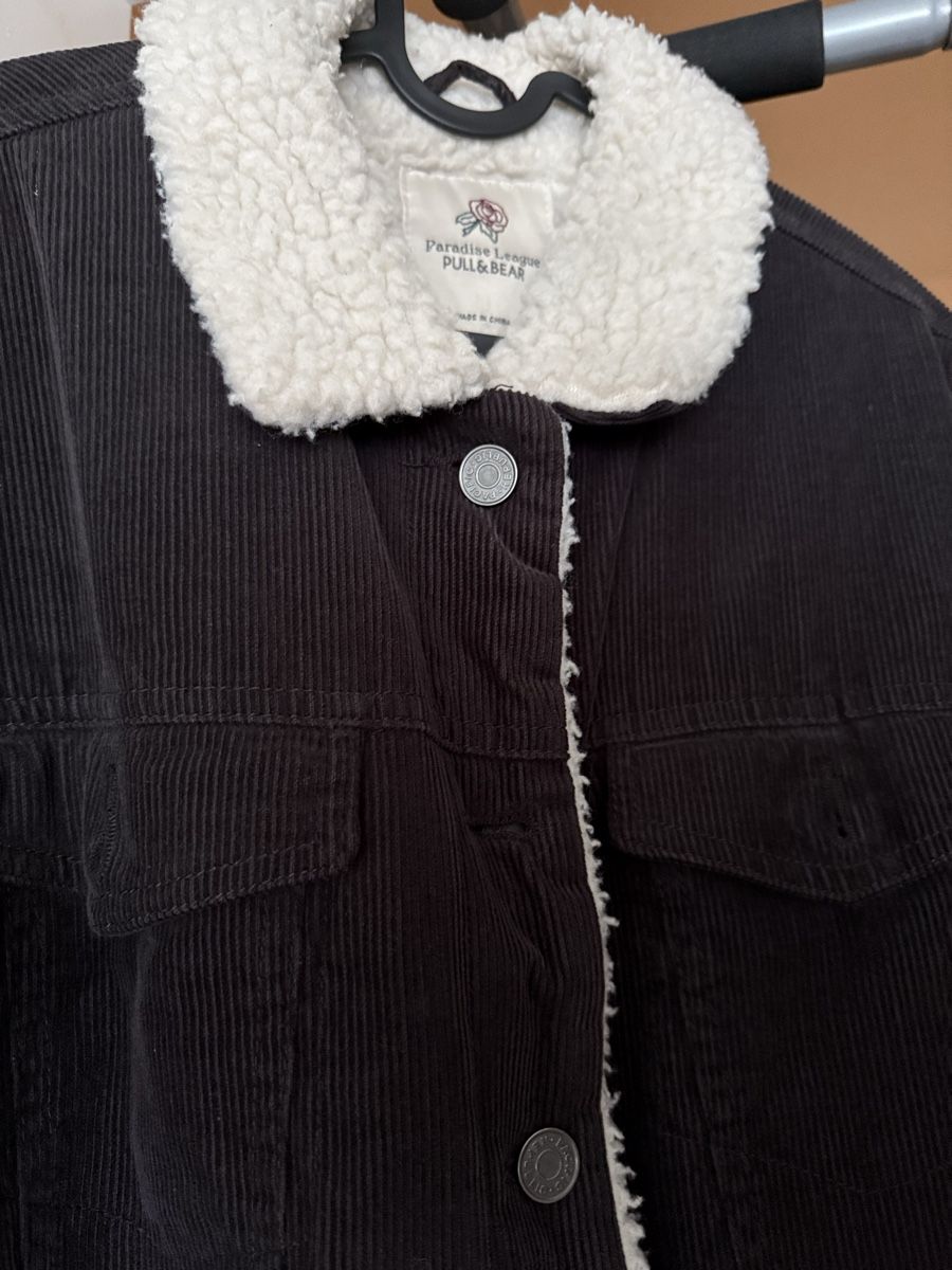Pull&Bear Giacche: Pull&Bear Winterjacke, Cord, Teddyfell, Gr. M – Usato da Ennetbaden venduto da mel_cs5j 4