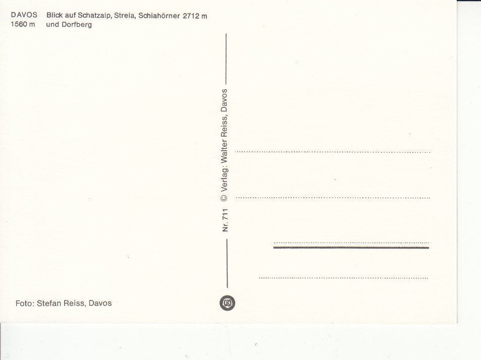 Cartoline postali: Davos 12 um 1995 – Usato da Bürglen TG venduto da StampGraf 1