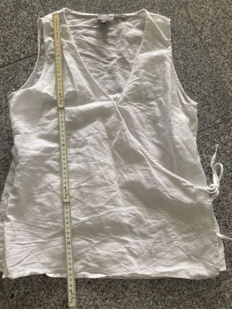 LeinenBluse in Wickeloptik von manor women Gr 38