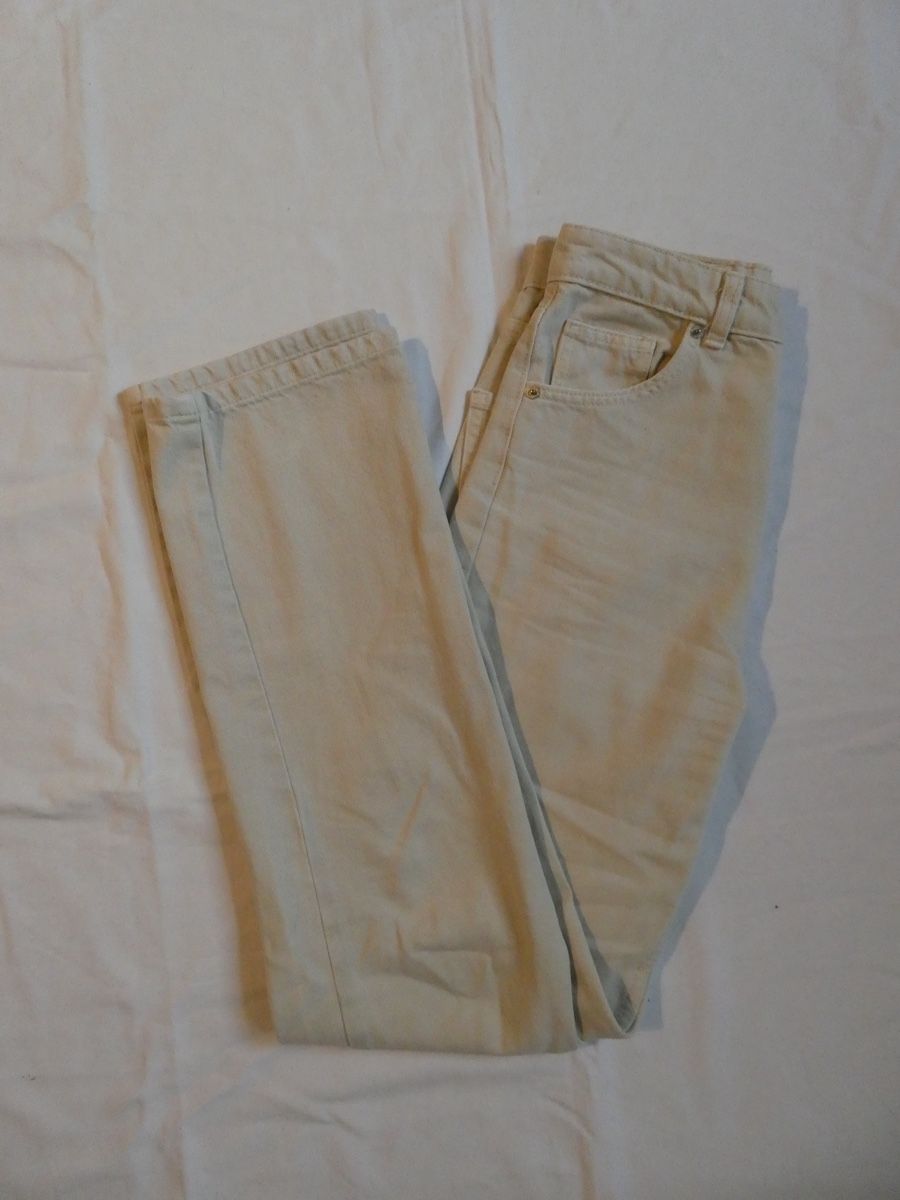 Jeans: Jeans straight blanc crème, taille 32 – Usato da Tavannes venduto da callie.mcli 1