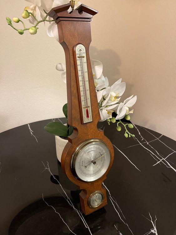 Station météo - Station météo vintage - thermomètre, baromètre et