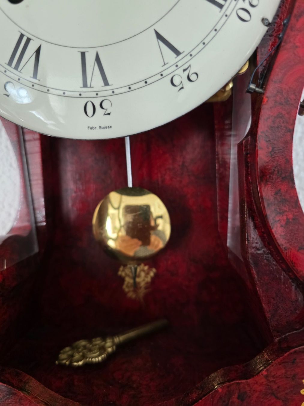 Orologi da terra & Orologi da parete: Le Castel Pendule rot/gold – Difettoso da Burgdorf venduto da lis_2fqv 3