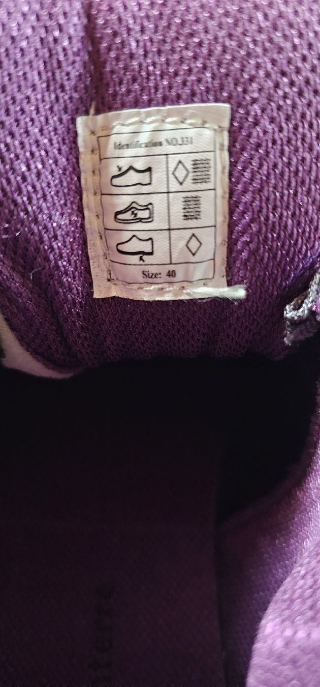 Scarpe da donna: Terre Wanderschuhe, Grau/Violett, Grösse 40, Top! – Usato da Ferden venduto da jemyce 2