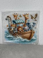 Bügelbild Tiere Boot Neu!