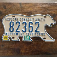  🇨🇦 Autoschild, Northwest Territories 82362 - Kanada