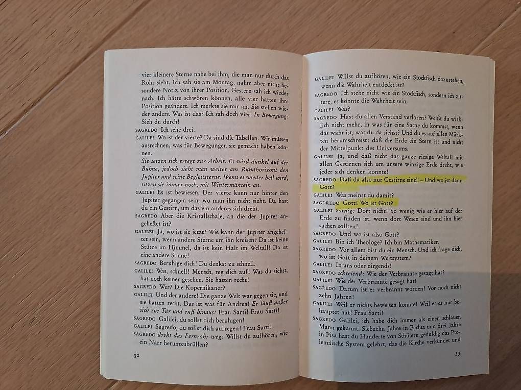 Libri: Leben des Galilei, Bertolt Brecht – Usato da Othmarsingen venduto da Storch08 1