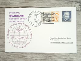 TR20 Enveloppe + Timbre USA 1972 Theme Aviation