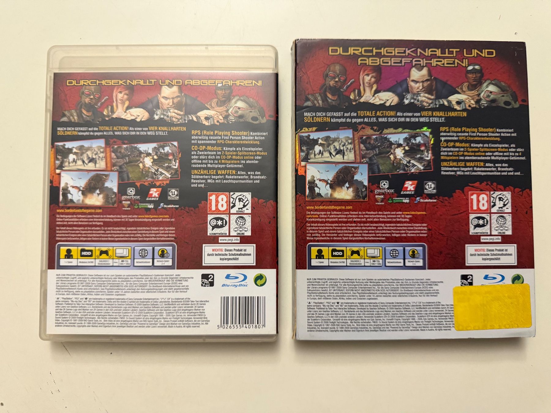 Giochi: PlayStation 3 Game BORDERLANDS PS3 – Usato da Münsingen venduto da Ganjam 3