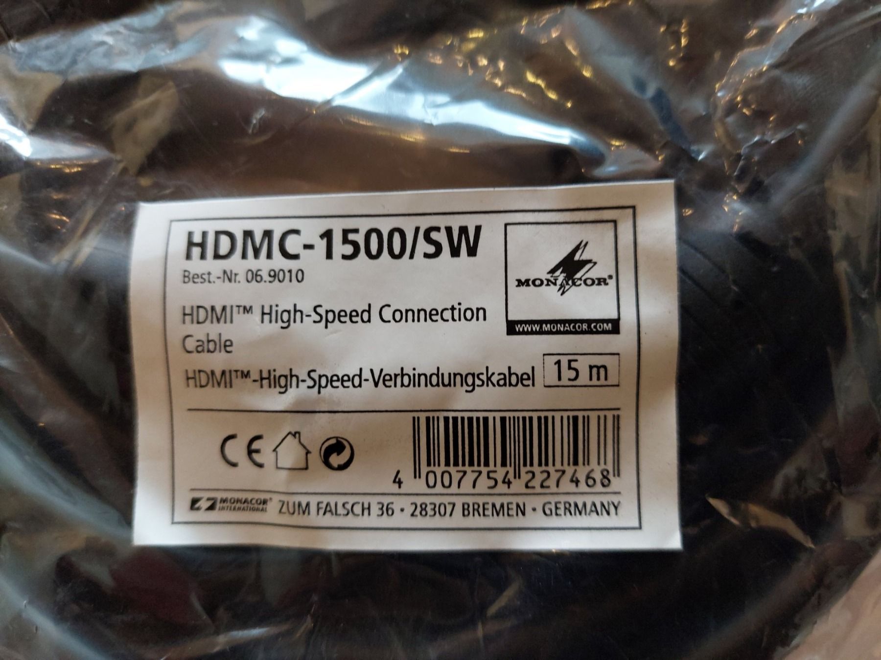 Kabel: Câble HDMI 15 mètres – Neu und originalverpackt aus Tramelan von Belleza82 1