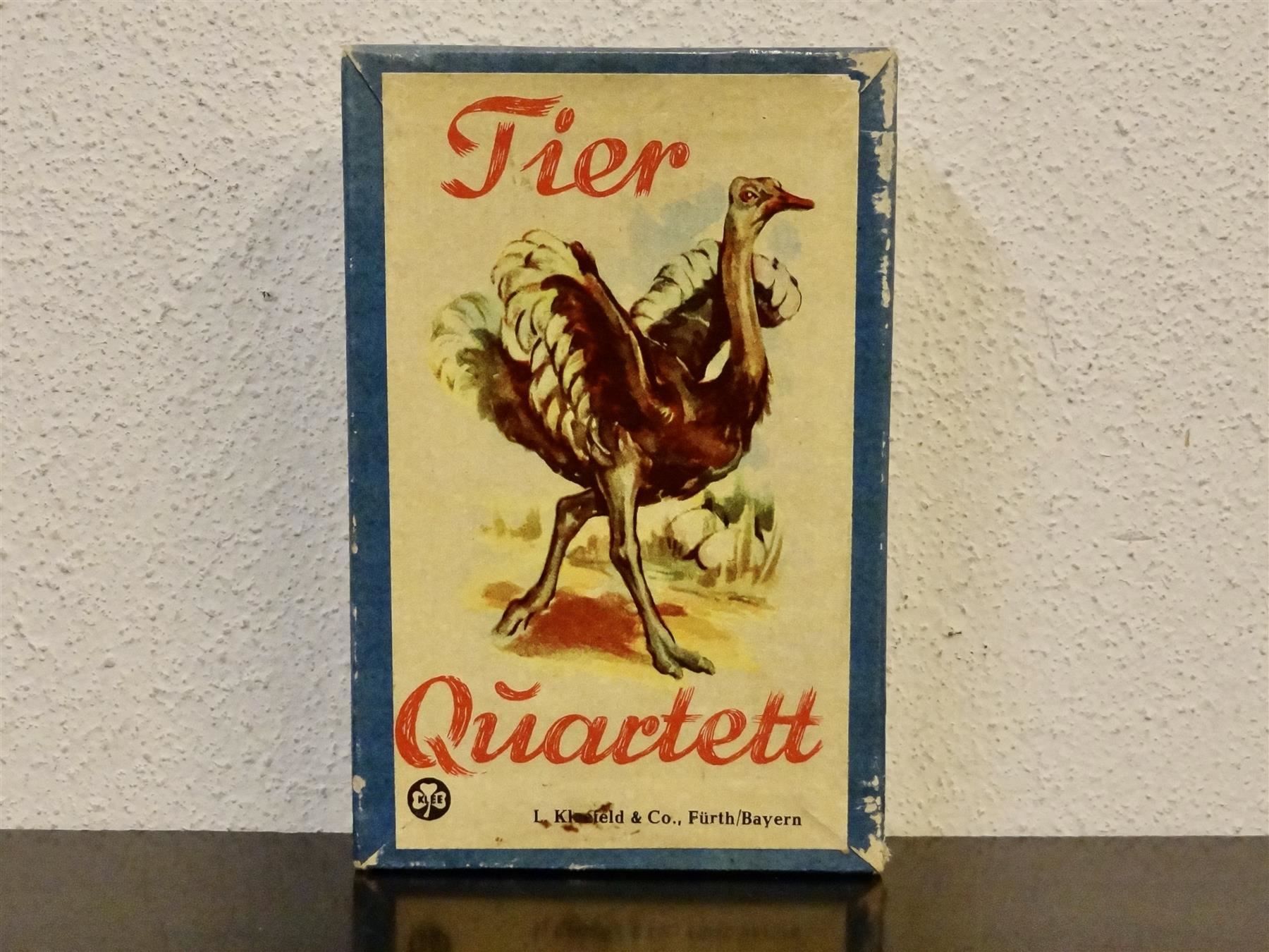 Giochi: schönes altes TIER Quartett – Usato da Kerzers venduto da wisaundso