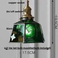 Lustre chambre  ,cuisine intérieur ,style nordique Tiffany,