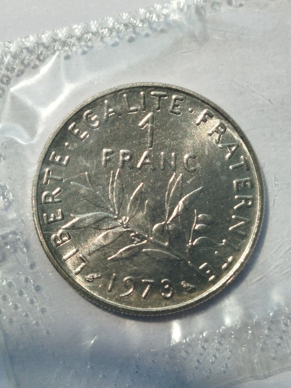 Toutes les monnaies: 1 FRANC SEMEUSE 1973 – D'occasion à Wettingen par Colorup