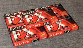 2x Sony FX 60 Kassetten OVP NEU 80s 90s