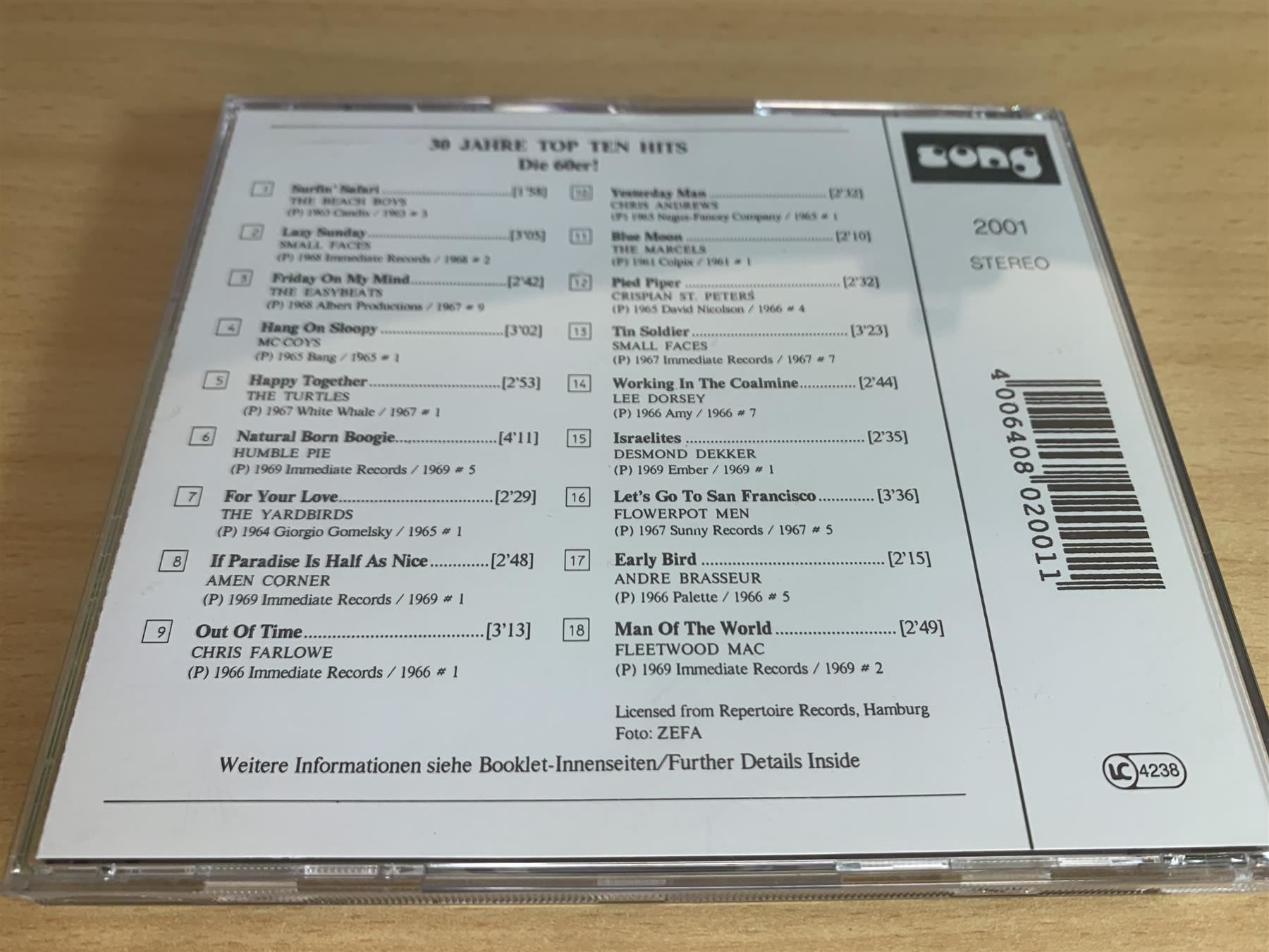 CD: 30 Jahre Top Ten Hits - 3 CD  - 3 CD – Usato da Rikon im Tösstal venduto da Alpenmutz 2