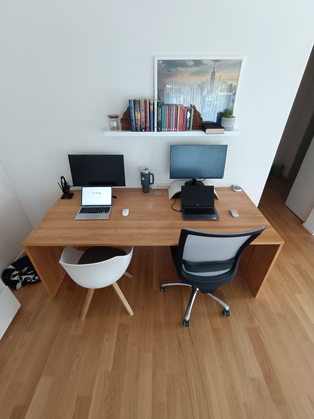Scrivanie: Wooden home office desk, double workstation – Nuovo (secondo la descrizione) da Zürich venduto da mat_l2x2 4
