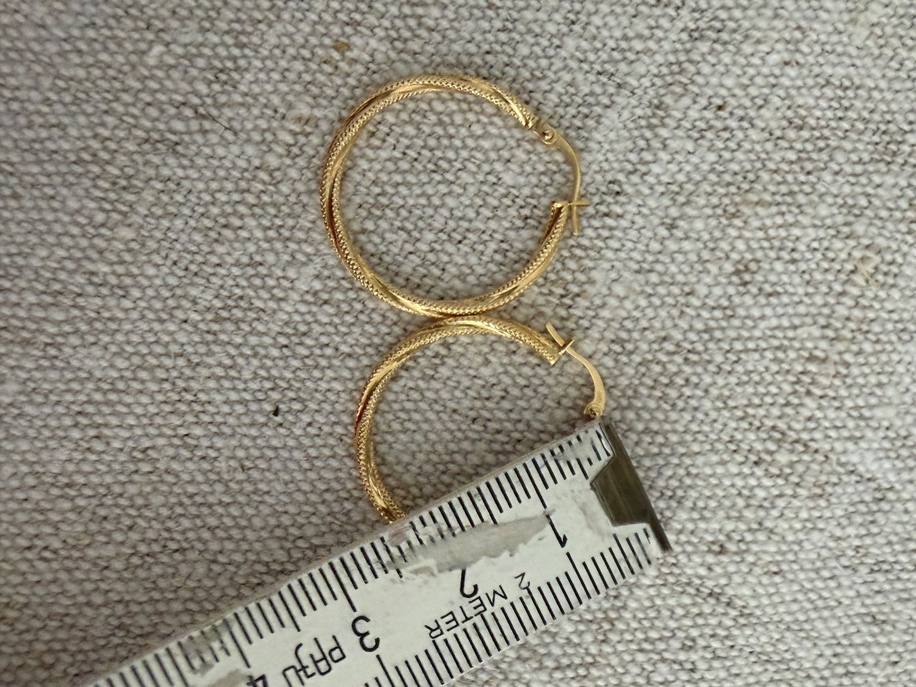 Boucles d'oreille: 750 Yellow Gold Loop Earrings – Neuf (Voir description) à St.Josefen par lop_lh8d 4