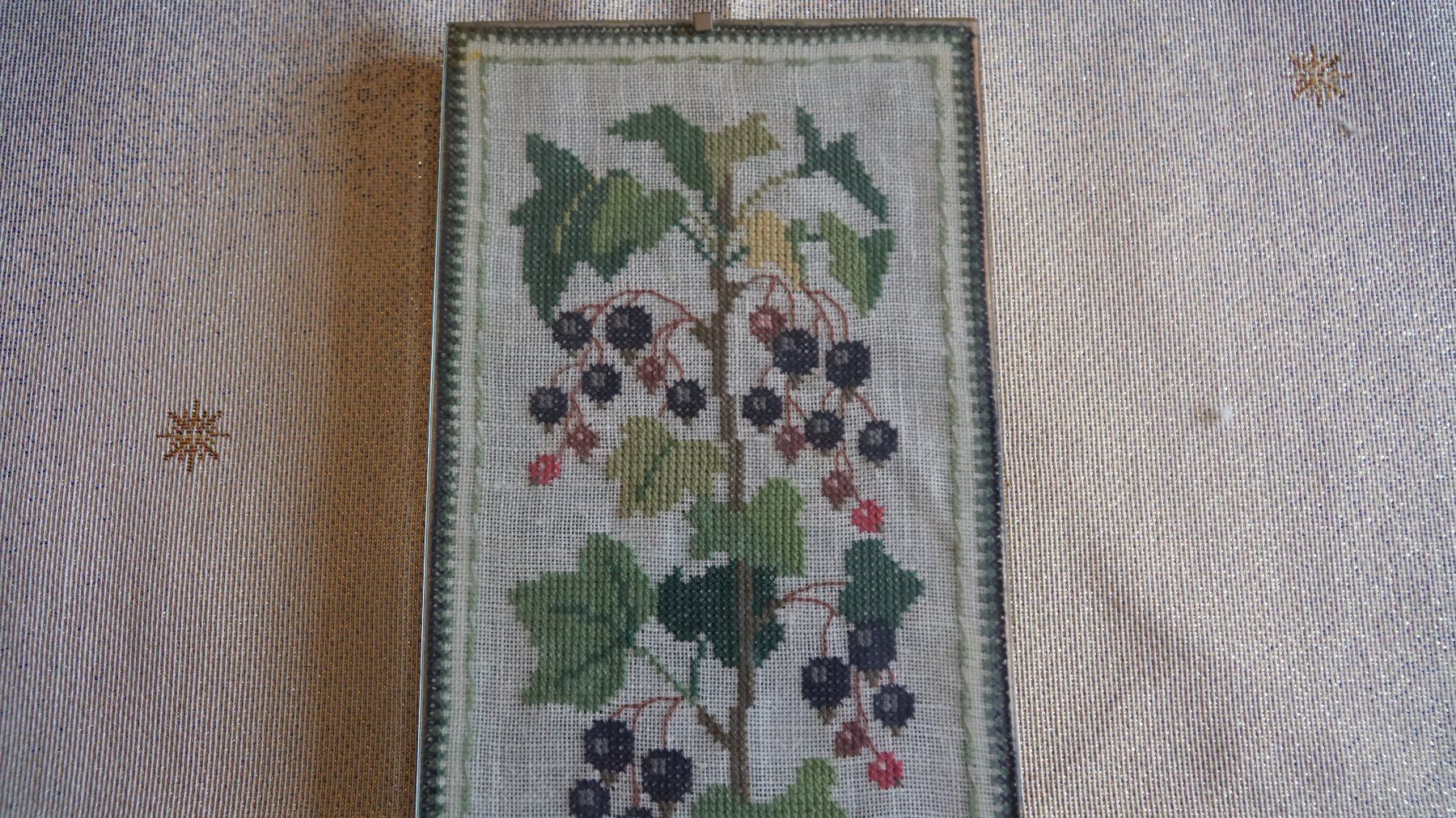 Foto & Immagini: Bild Kreuzstich Handarbeit – Usato da Bern venduto da Antikbatik 9