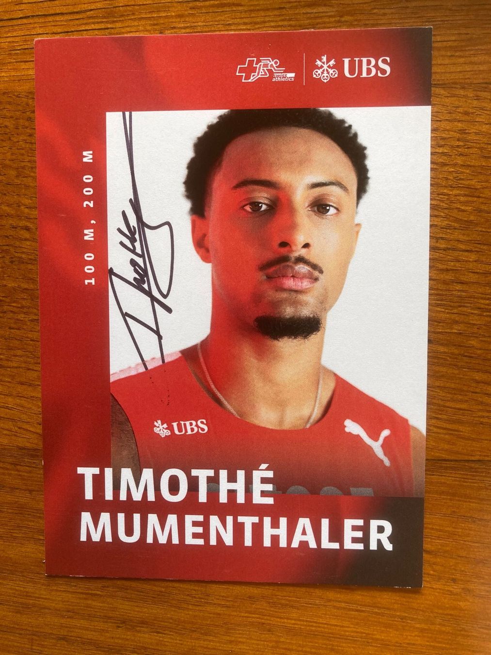 Autogramme: Timothé  Mumenthaler  /  orig. AK – Neu (gemäss Beschreibung) aus Lovens von Traktor69