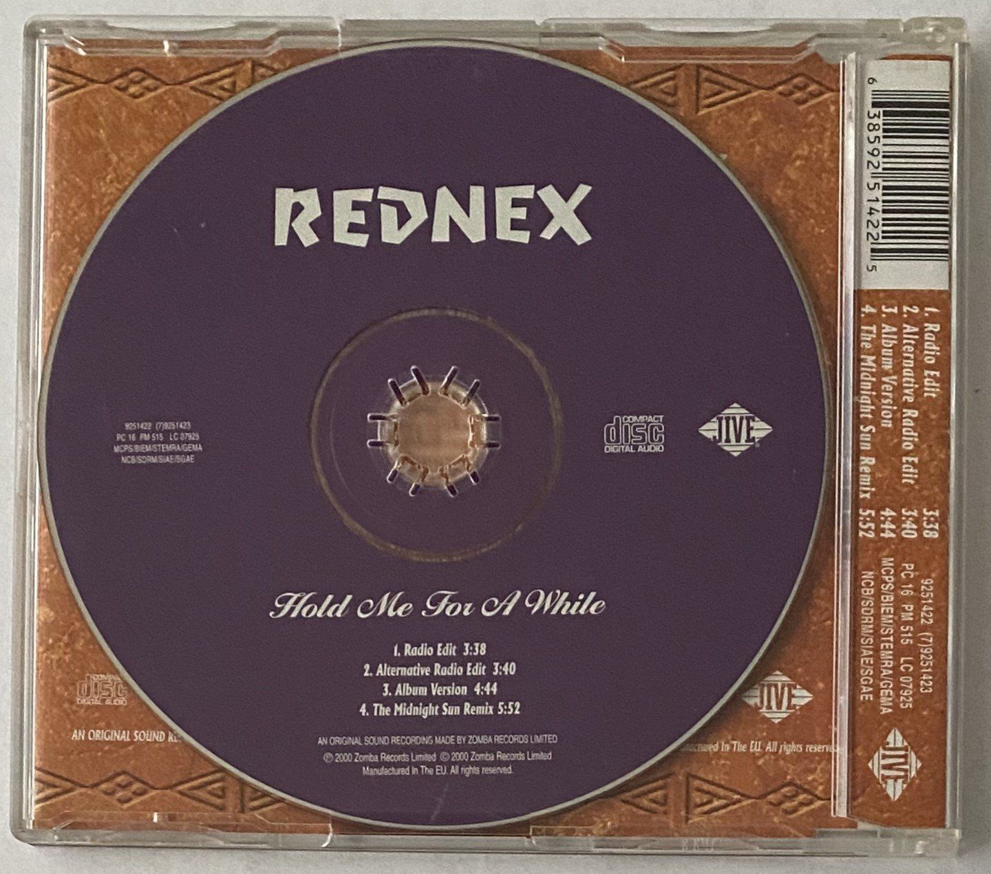 CDs: Rednex, Hold Me For A While – D'occasion à Flums par Asquillo 1