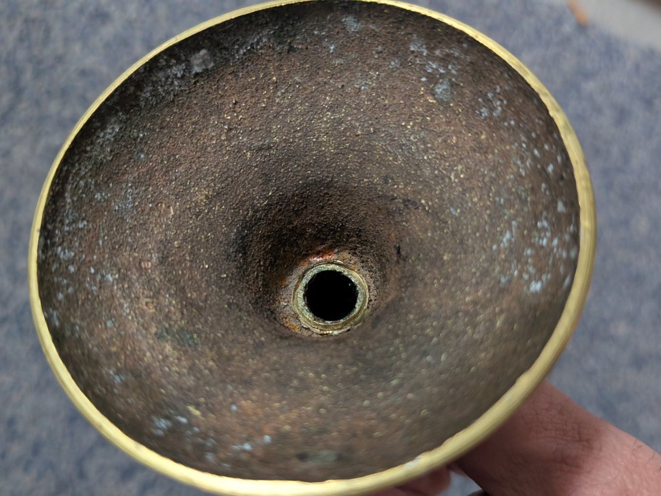 Portacandele: Kerzenständer goldfarben – Usato da Ittigen venduto da stoney63 2