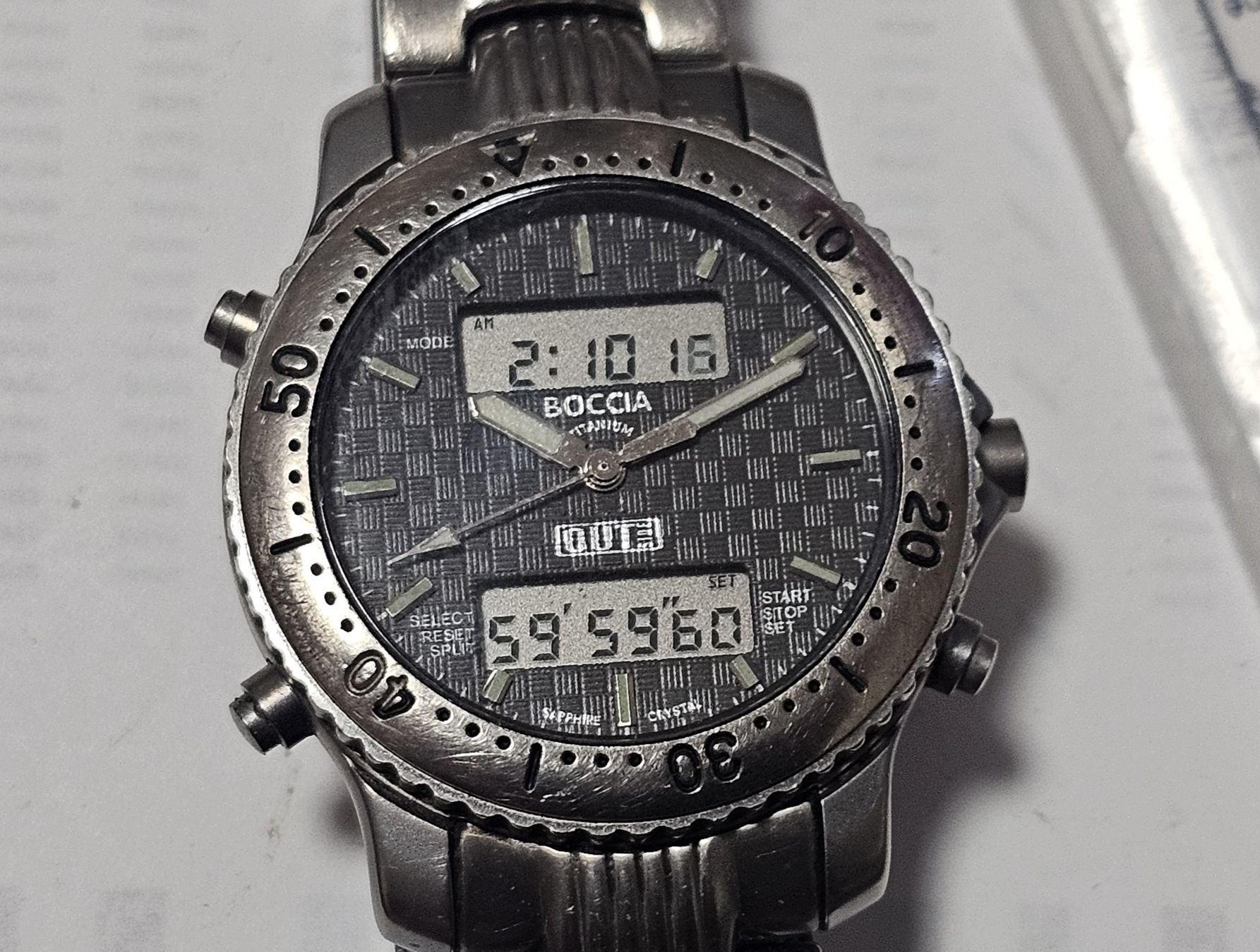 Orologi:  Boccia Titanium chronographe analogique/numérique  – Usato da Genève venduto da Fresko01 7