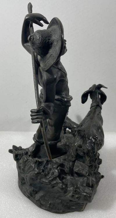 Skulpturen & Statuen: Grosse Bronze Skulptur  >>Der Geissenhirte<< – Gebraucht aus Hinwil von Chnap 4