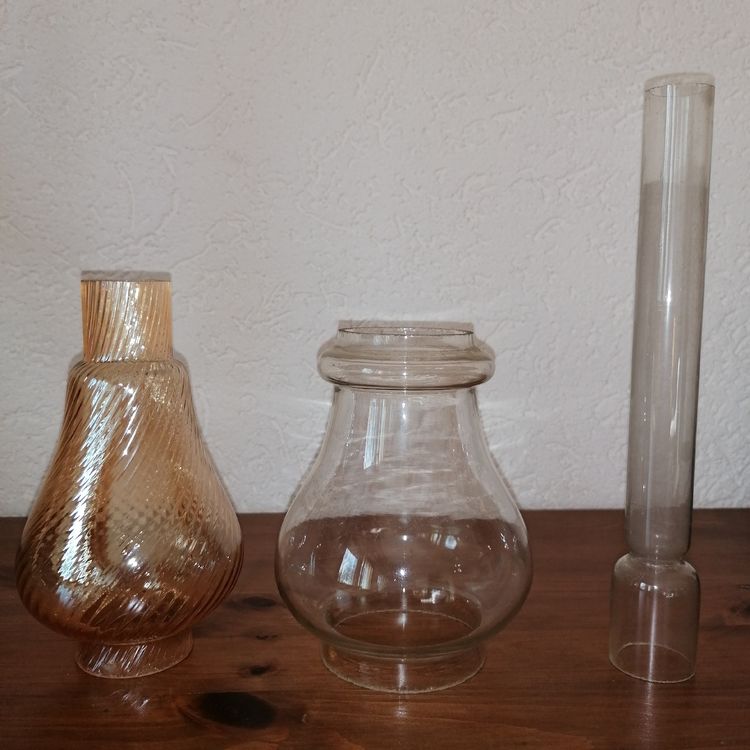 Verre De Rechange Pour Lampes à Huile, Zicolia, Hustadt Ou Lampes De Ville - Type E14, Fabrication Allemande