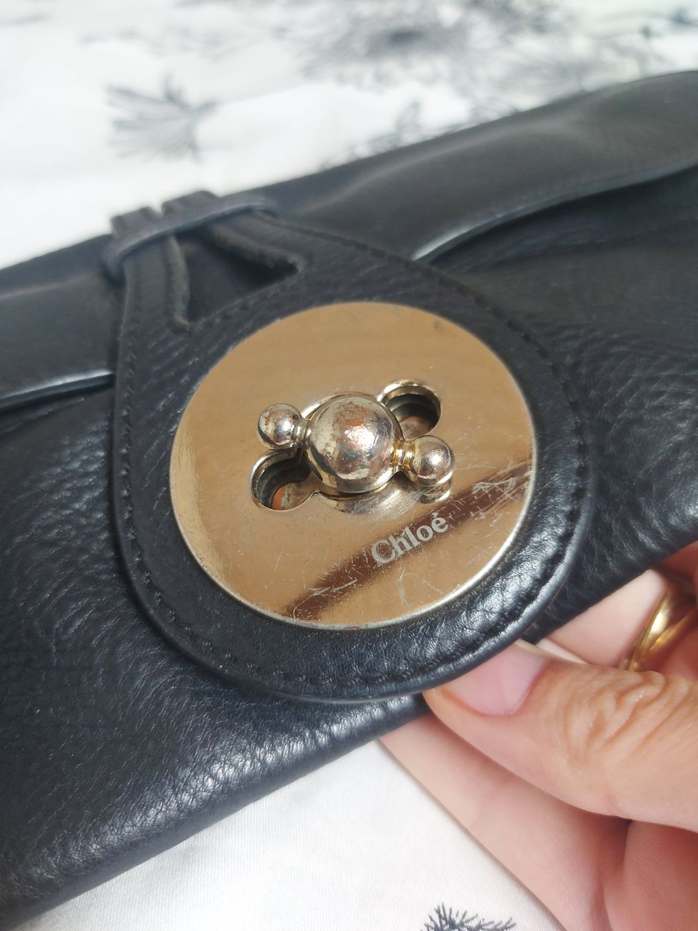 Chloé Borse da donna: Pochette Chloé en cuir – Usato da Lausanne venduto da Super-cerise 4