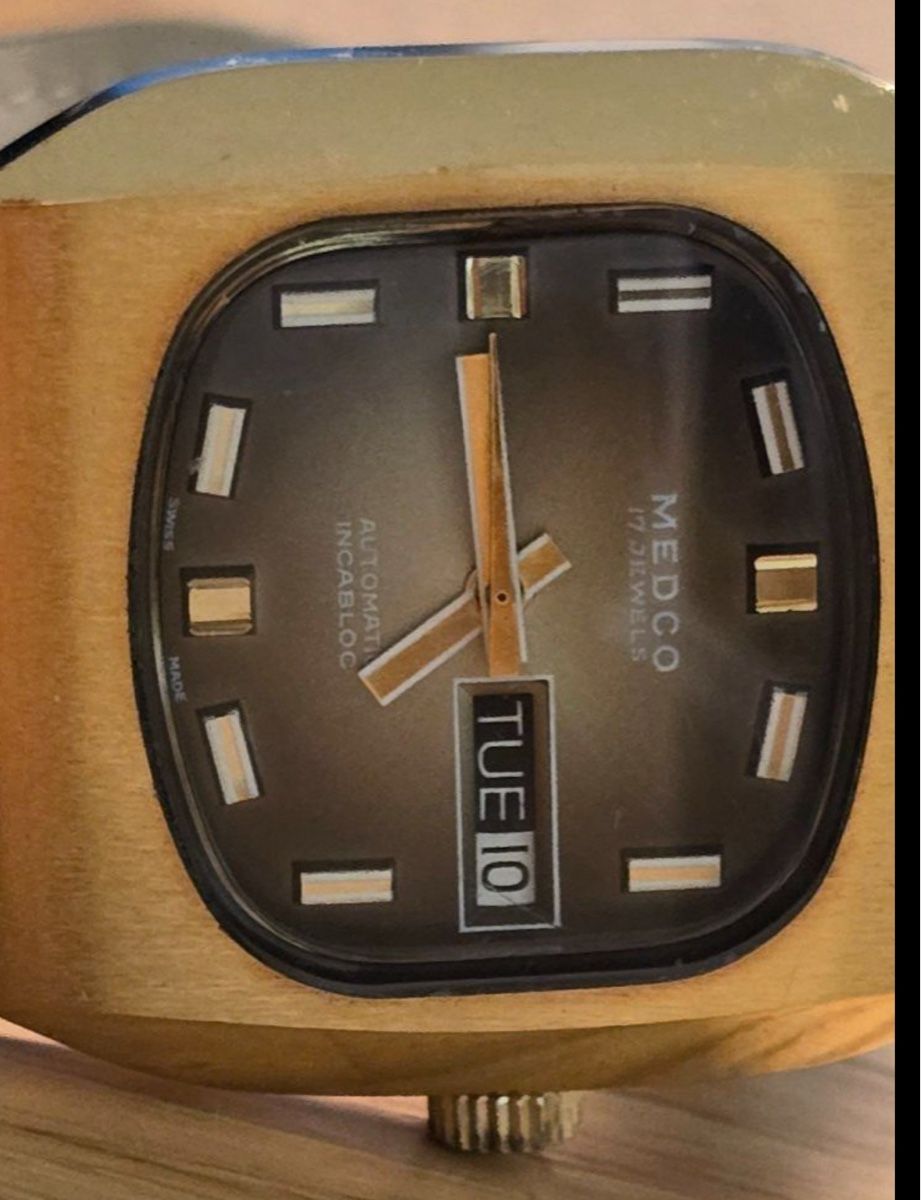Orologi: Vintage Medco Automatic Uhr, vergoldet! – Usato da Untersiggenthal venduto da TimeandShine 6
