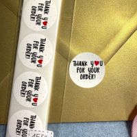 NEU: Thank you for your order -Aufkleber