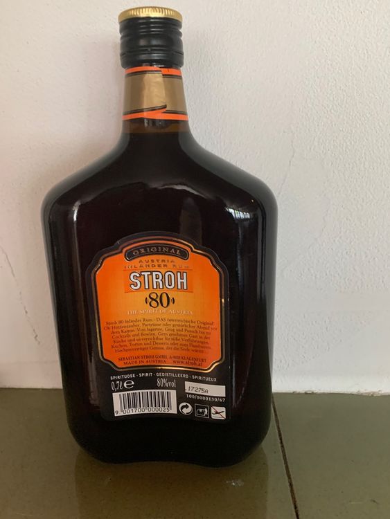 Original Stroh Rum 80% vol, 0,7 Liter | Kaufen auf Ricardo